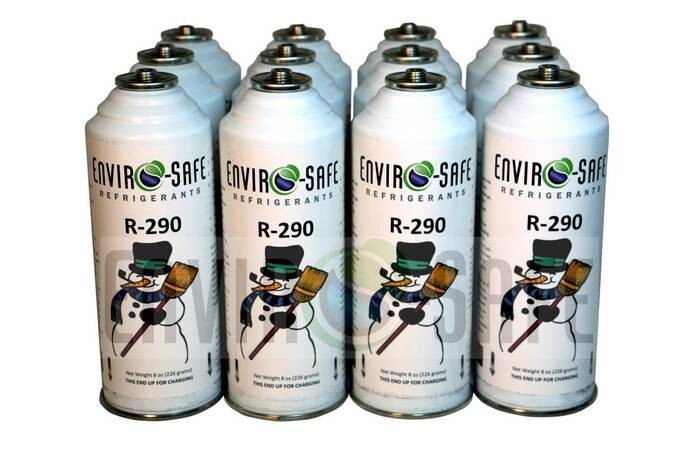 Envirosafe R290 Refrigerant, 12 cans/case R290