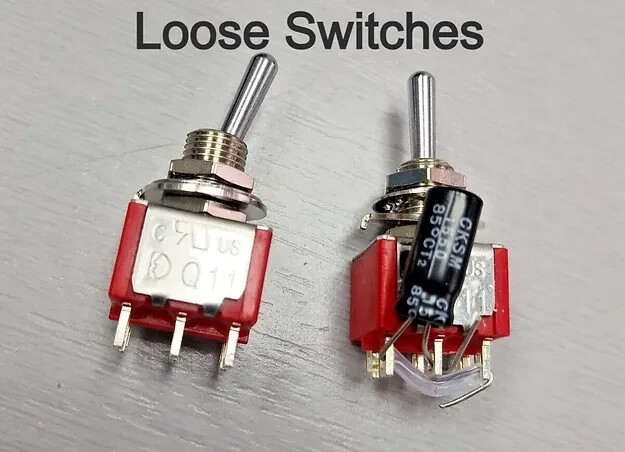 SUSTAINIAC LOOSE TOGGLE SWITCH SET