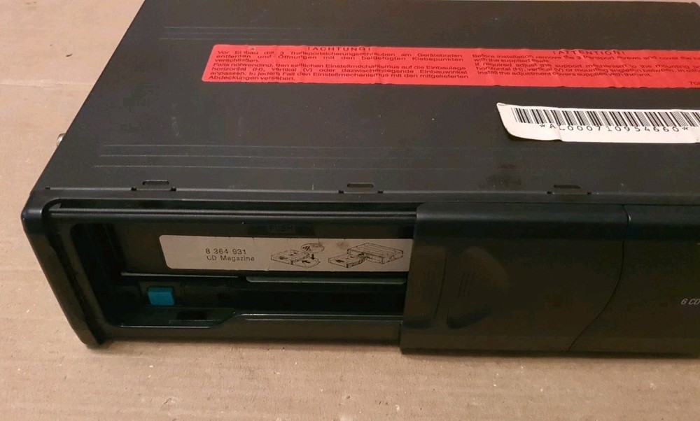 BMW E46/X5/E53 98-06 M3 6 DISC CD CHANGER MULTICHARGER 6913389