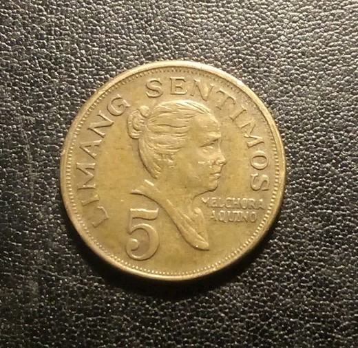 1972 Philippines Five Sentimos Coin