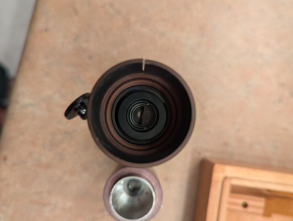 vintage carl zeiss pupillary hand spectroscope microscope
