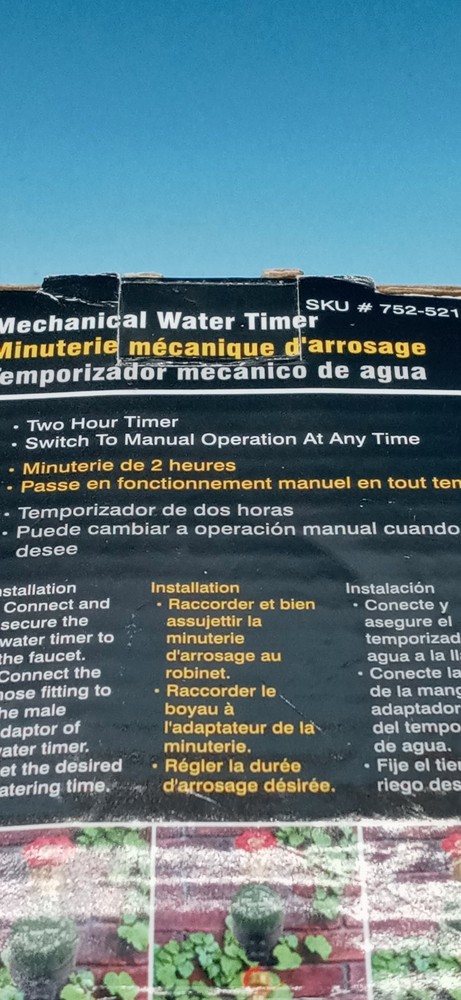 Mintcraft Mechanical Water Timer #752-5215