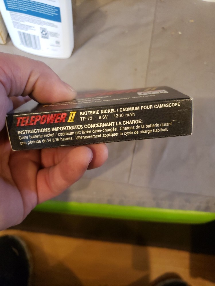 Telepower Camcorder Battery MODEL TP-73