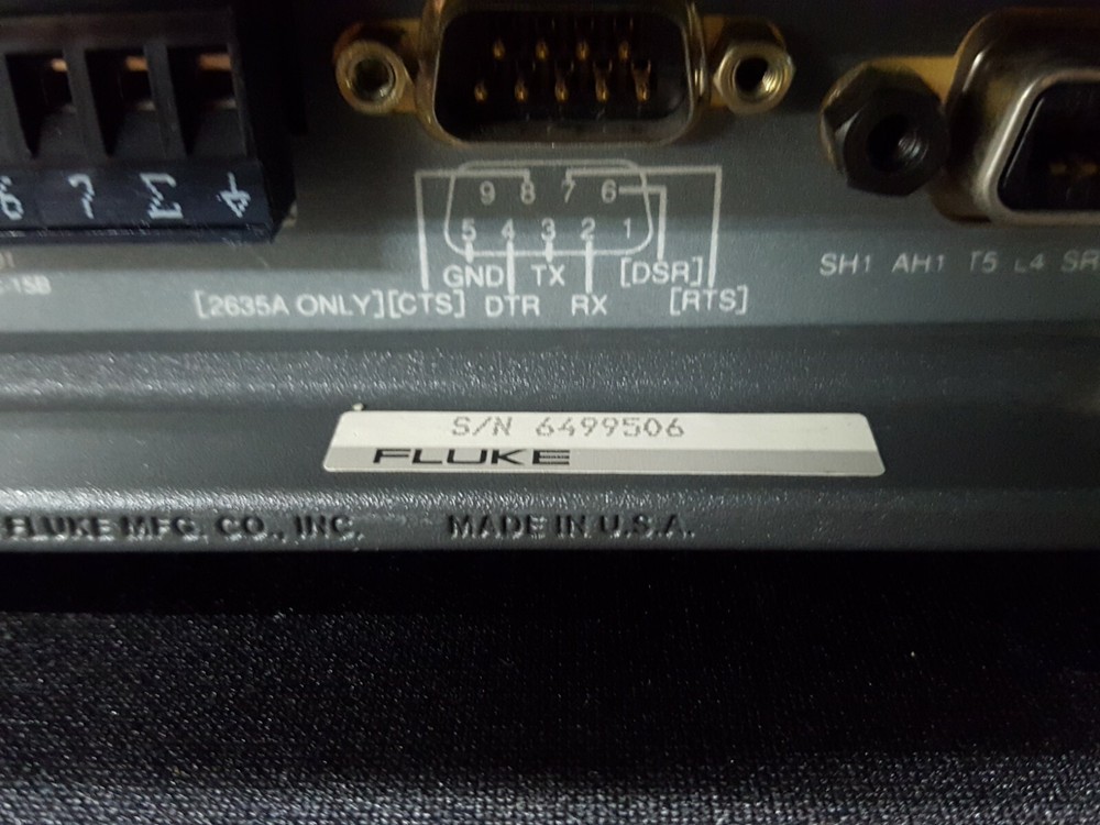 Fluke 2620A: Hydra Data Acquisition Unit Low Batt Error 6 - As-Is (9506)
