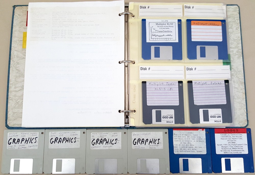 Multiplot XLNf v1.08 - PlotData2D - DataPlot v2.17d + Extras for Commodore Amiga
