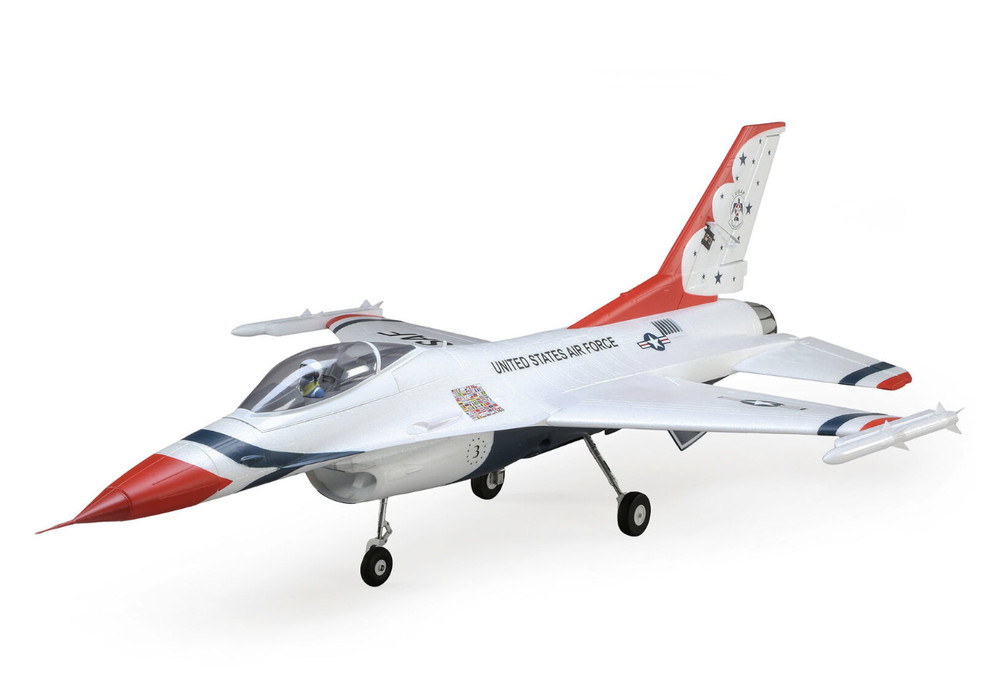 F-16 Thunderbirds 70mm EDF Jet BNF Basic with AS3X and SAFE Select