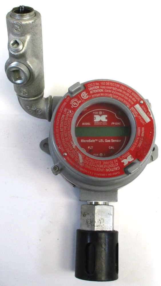 DETCON, FP-524C , LEL-GAS SENSOR , CLEAN - USED