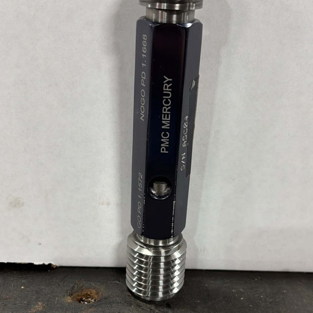 PMC Mercury 1 1/4-7 UNC-2B Thread Gage, Precision Measurement Tool