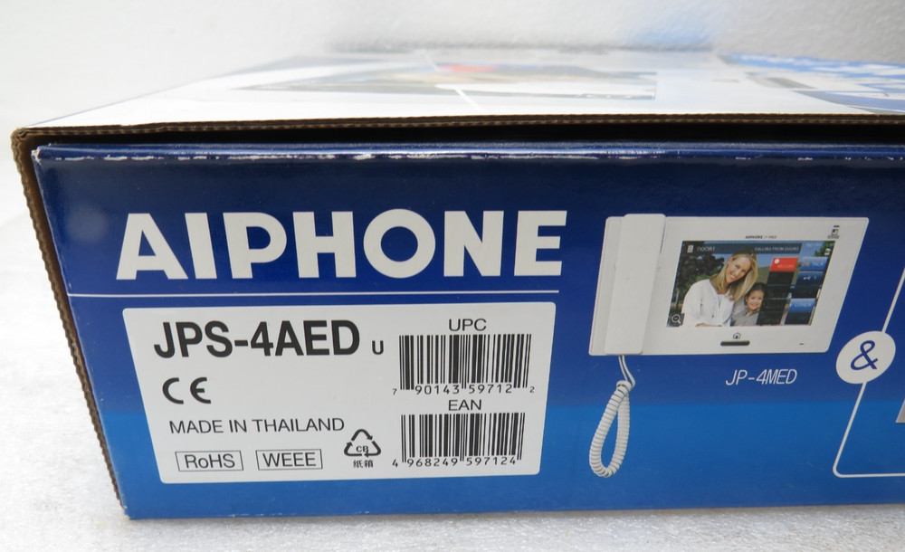 Aiphone JPS-4AED 7" Touchscreen Video Intercom Set (JP-4MED + JP-DA) [CTD]
