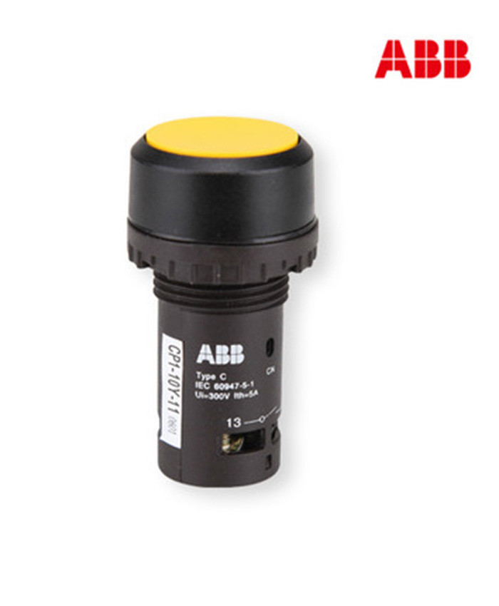 ABB CP1-10Y-11 Pushbutton Switches Yellow