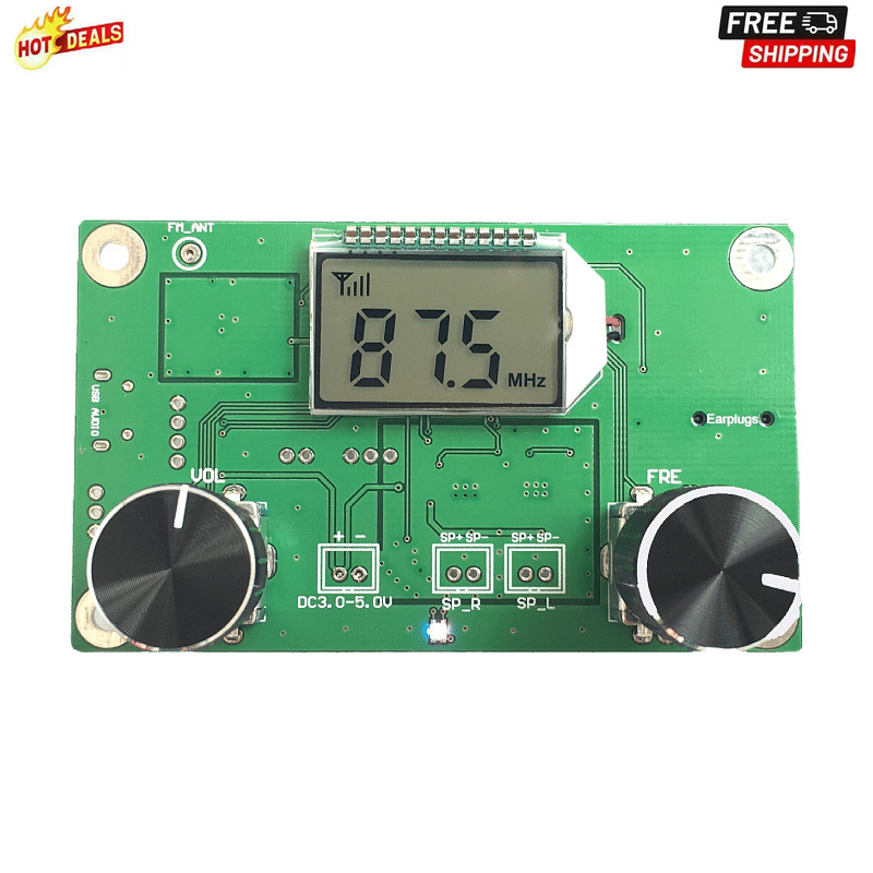 DSP PLL Digital Stereo FM Radio Receiver Module 87-108MHz With Serial Control