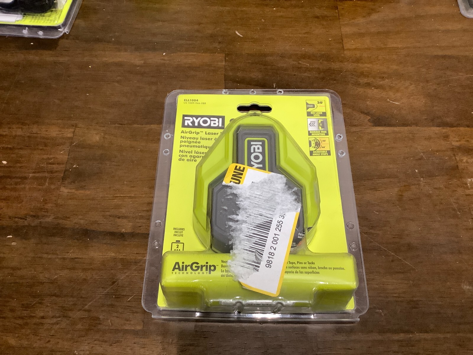 RYOBI ELL1004 AirGrip Technologies - AirGrip Laser Level 20'