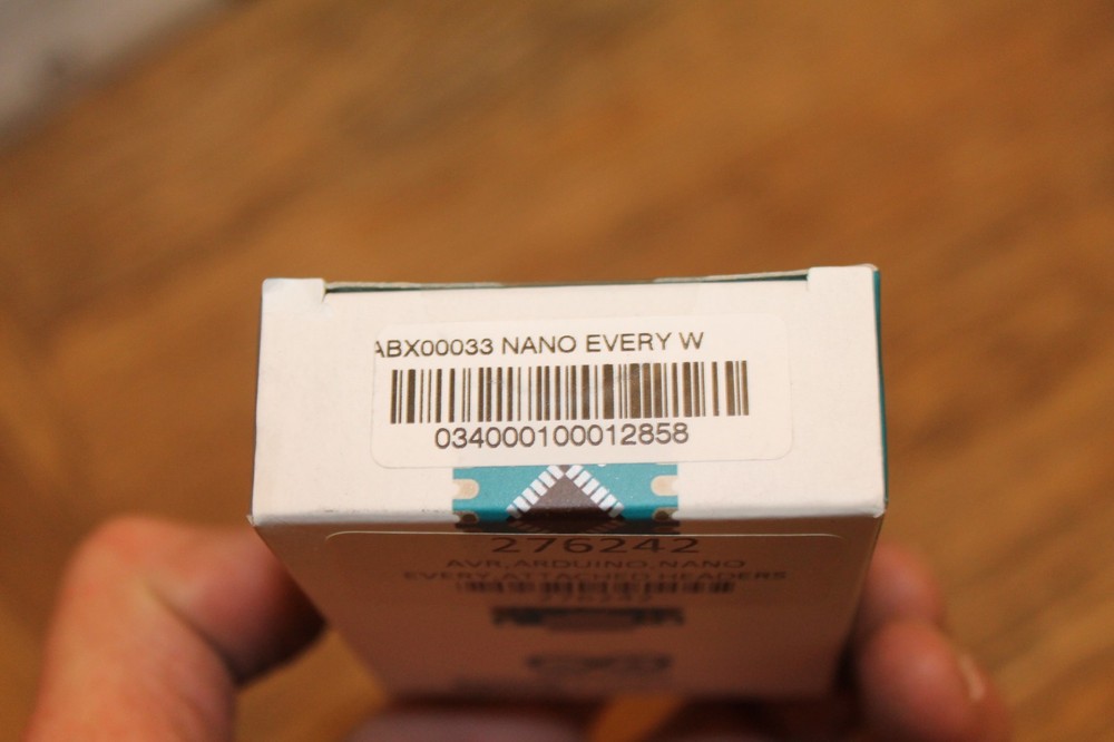 Arduino Nano Every w/ headers Compact ATmega4809 Microcontroller ABX00033