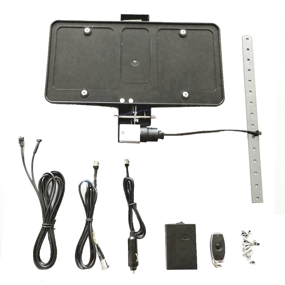 Universal US Standard Modified Bumper License Plate Frame Mount Bracket Holder