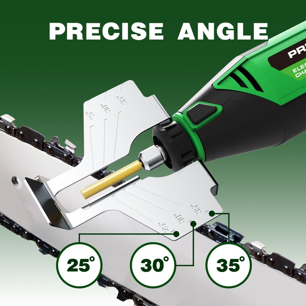 Electric Chainsaw Sharpener Kit 54PCS with Diamond Wheels & Adjustable Angle