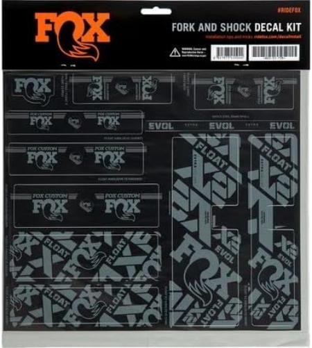 Fox Racing Shox Fork & Shock Decal Kit Storm Blue Einheitsgröße