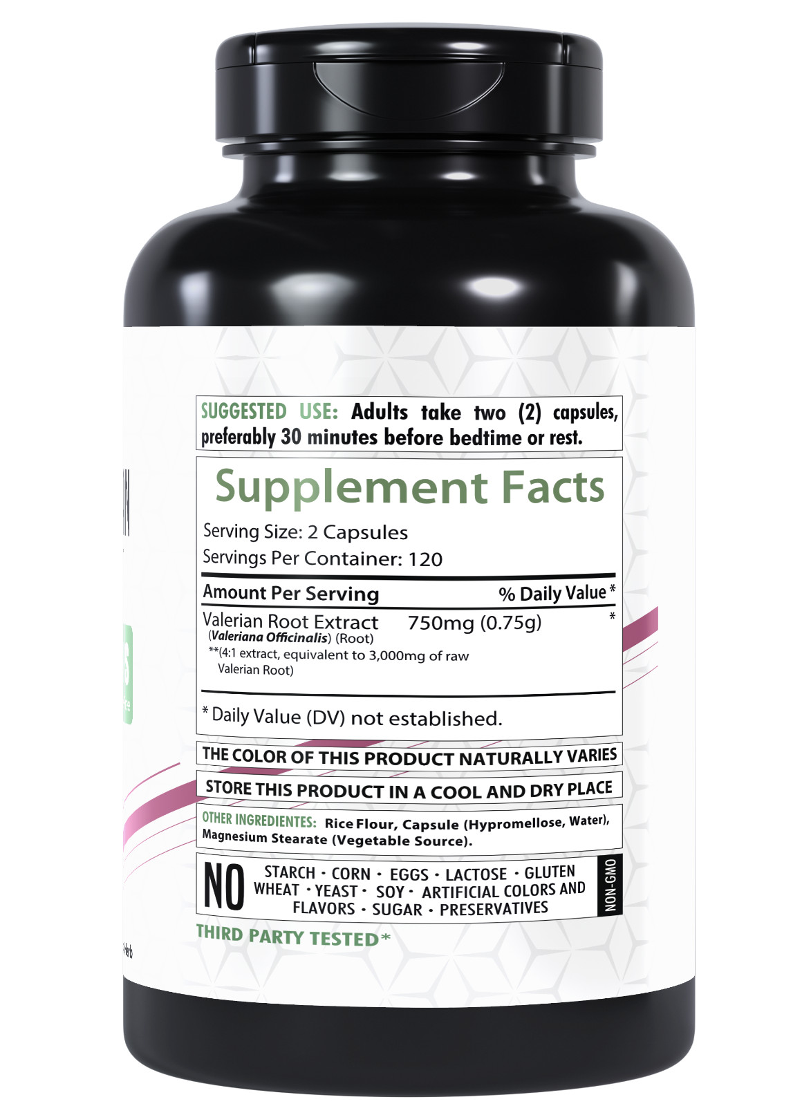 Valerian Root Capsules 240 Pills 3000mg Highest Potency Sleep Aid HealthFare USA