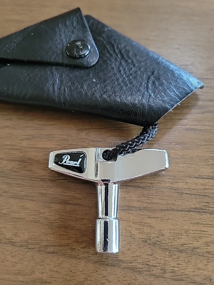 Peral Drum Key Tuning Tool Leather Pouch K050