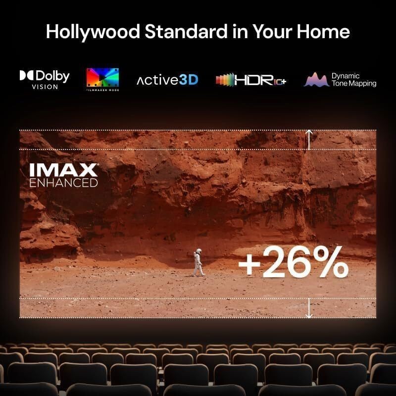 Valerion VisionMaster Pro2 Bundle+Portable Outdoor 120" Projector Screen Theater