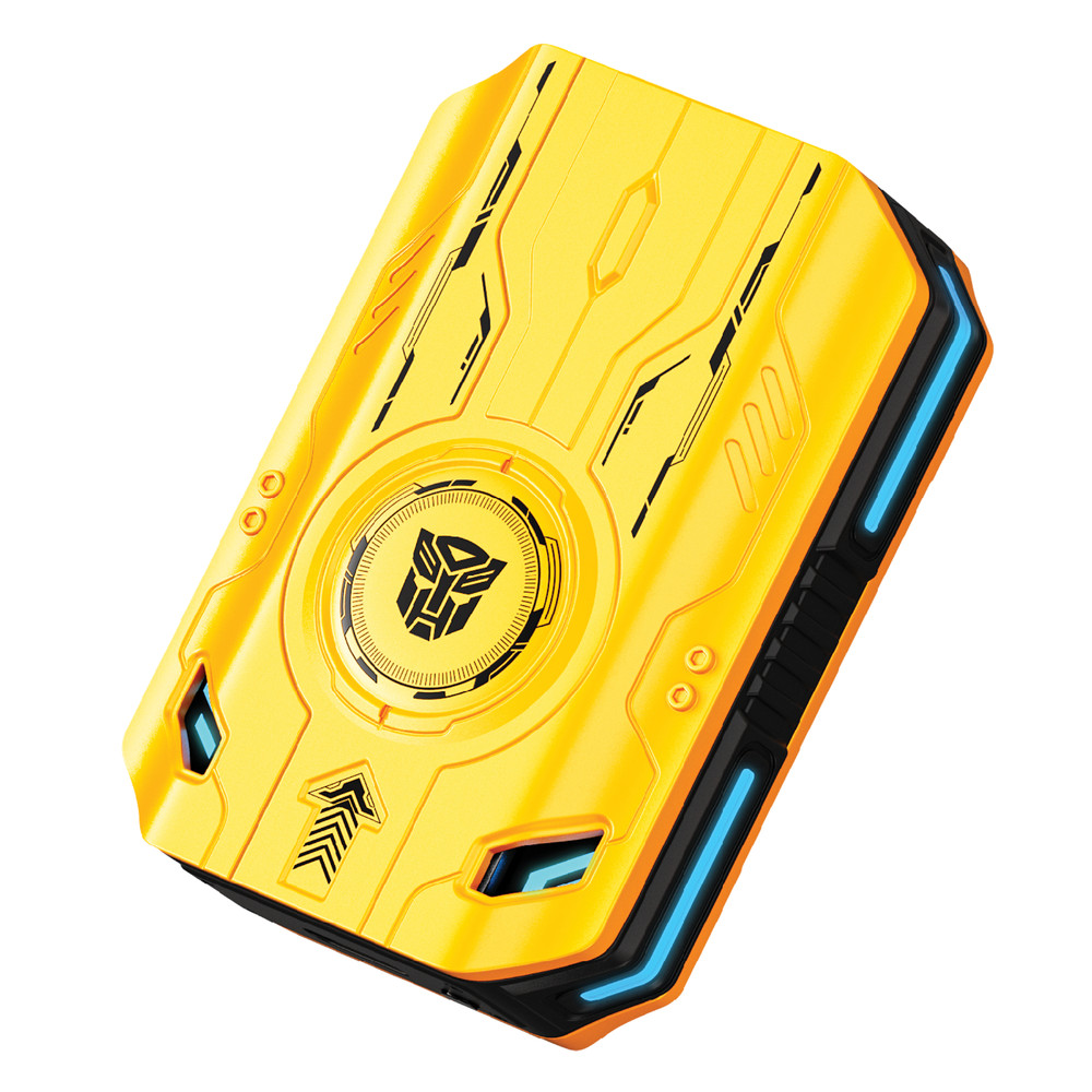Transformers TF-T76 TWS Bluetooth Earbuds with Mic, Mecha Armor Case - Bumblebee