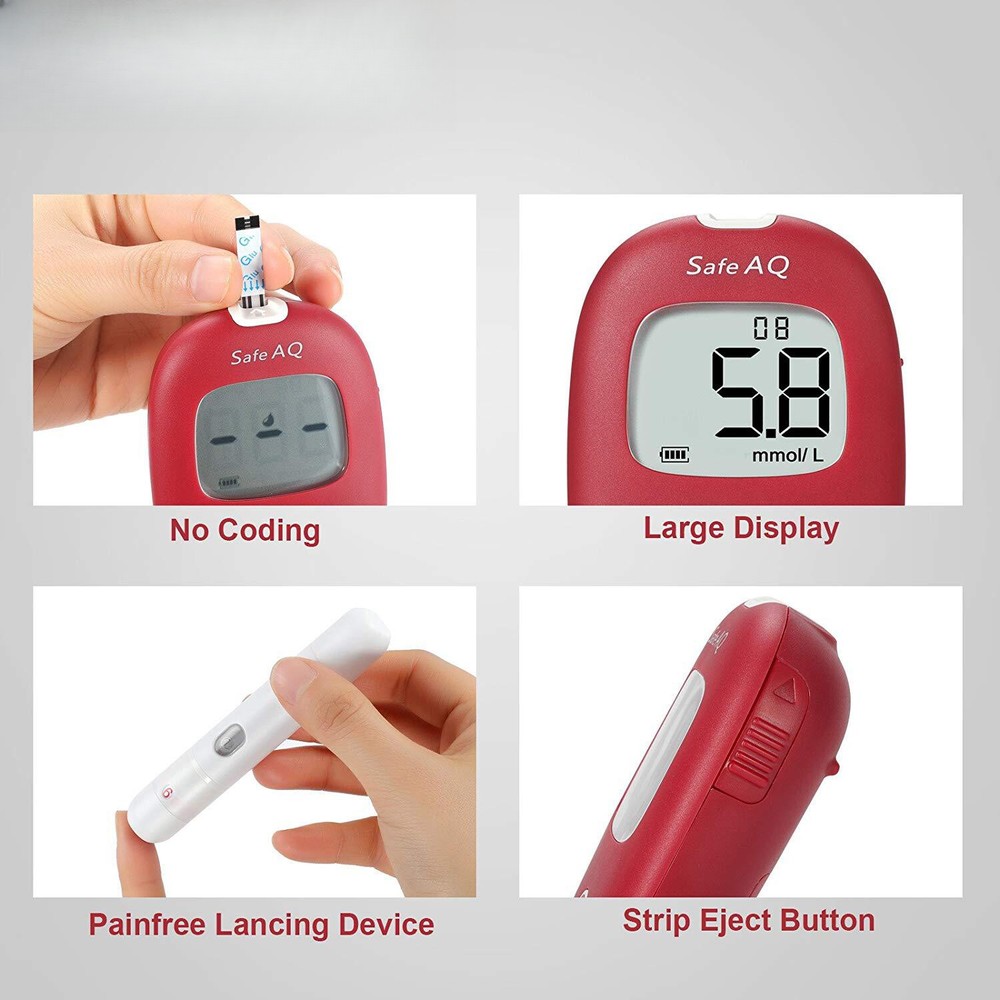 Automatic Blood Sugar Monitor - No-Code Diabetes Testing Device