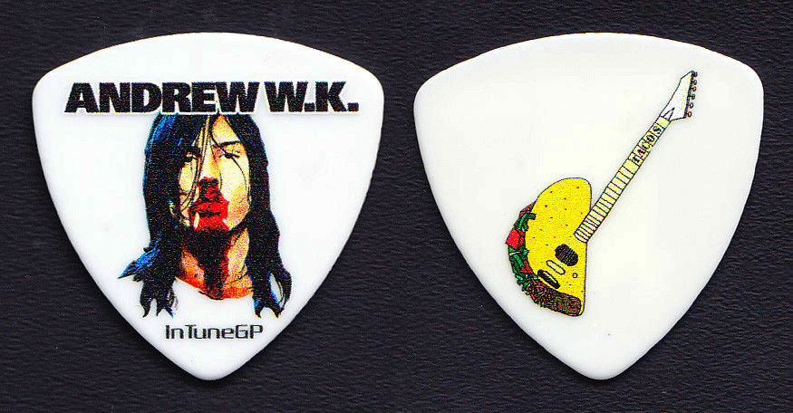 Andrew W. K. Taco Guitar Pick - 2018 Party Never Dies Tour
