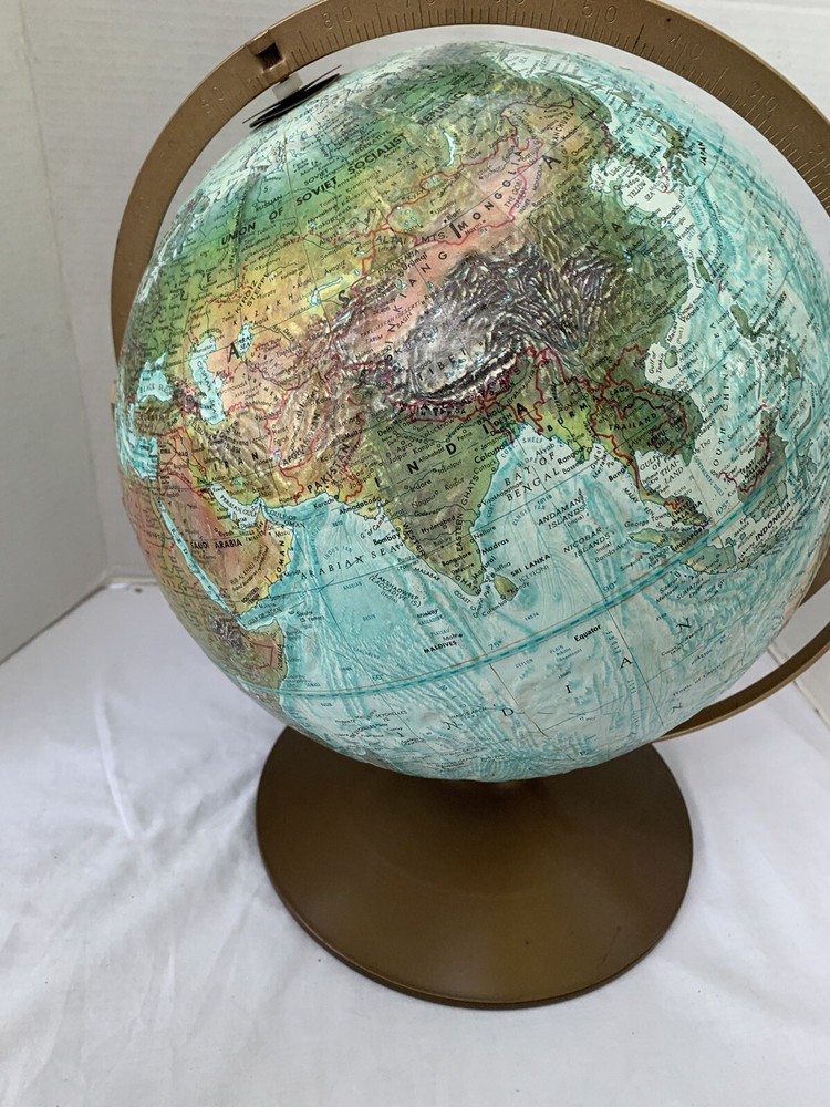 Replogle World Ocean Series World Raised Features Made in USA 12"
