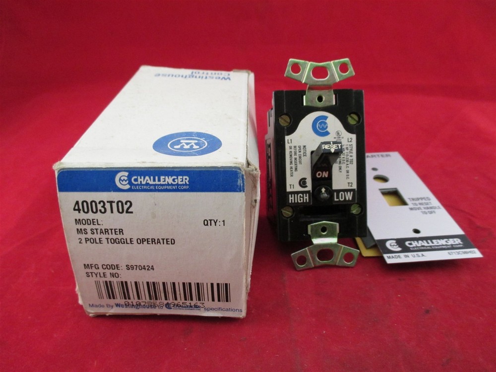 Challenger Manual Starter 4003T02 new
