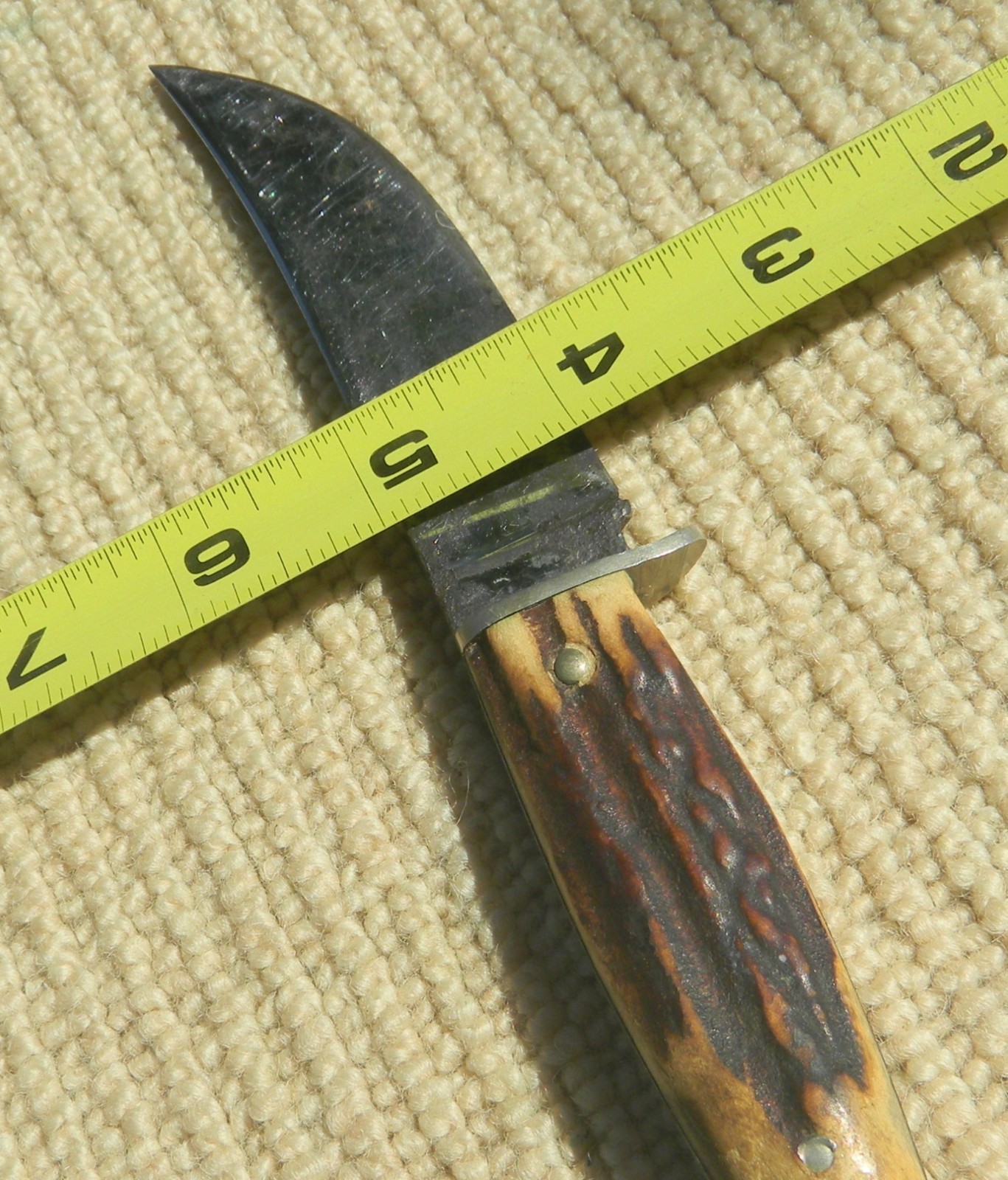 Case Fixed Blade Hunting ,Trapping , Hiking, Camping Knife with Sheath Vintage