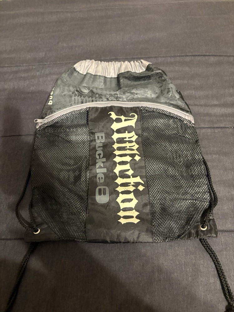 AFFLICTION Light Weight Drawstring Back Pack/Bag