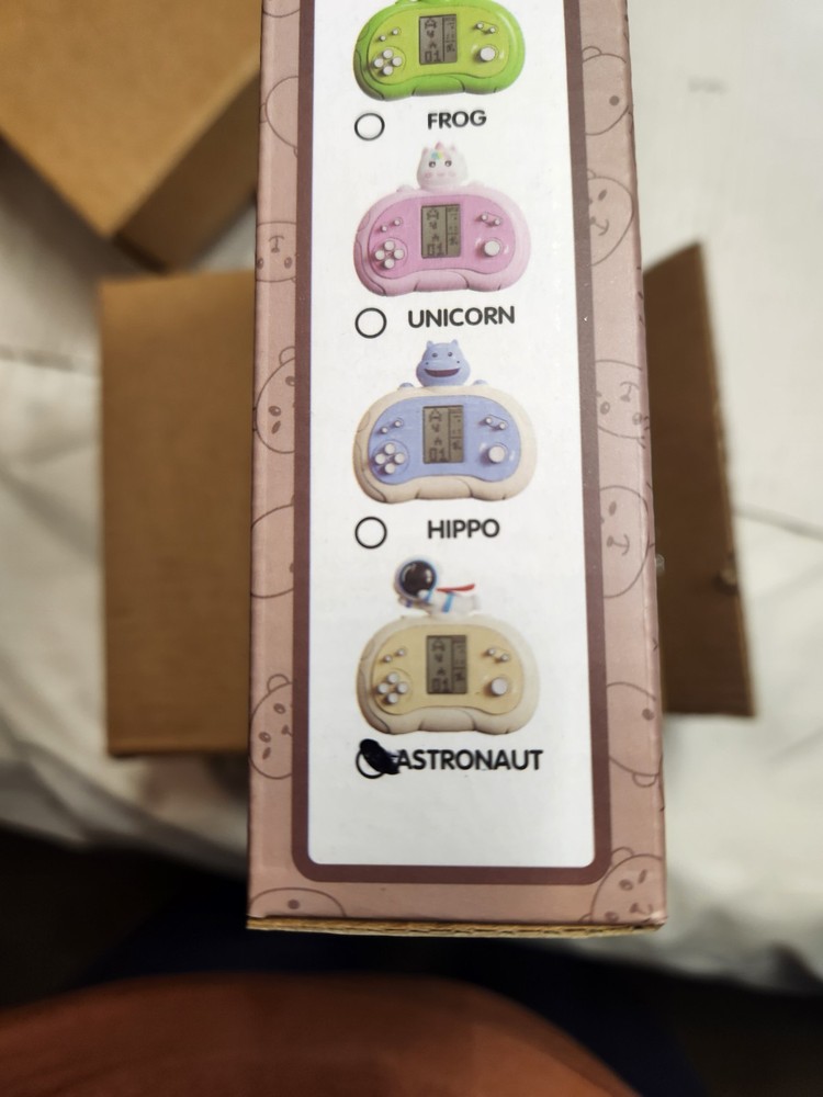 Russian Classic Block Game Console Astronaut