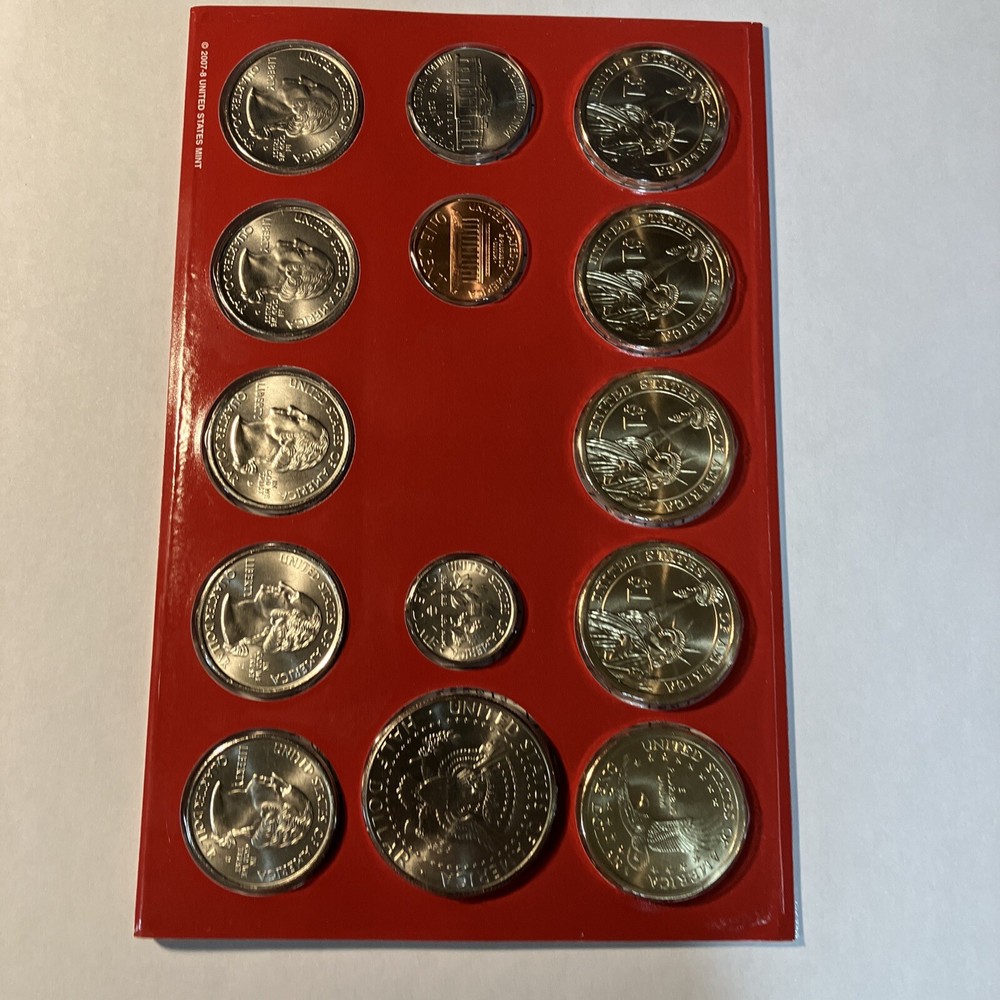 2008 PD Mint Set UNC mint pkg. no box