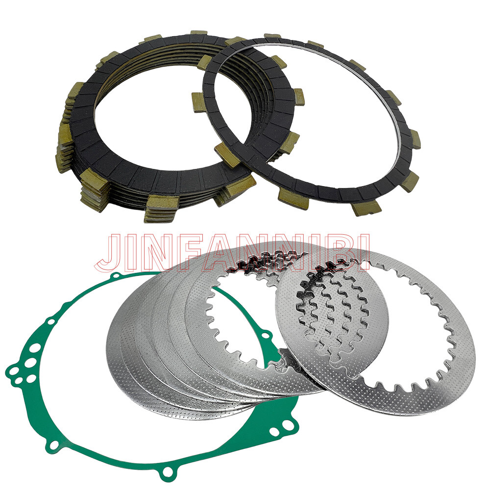 Clutch Friction Steel Plates & Gasket Kit for Yamaha R1 YZF-R1 YZFR1 1999-2003