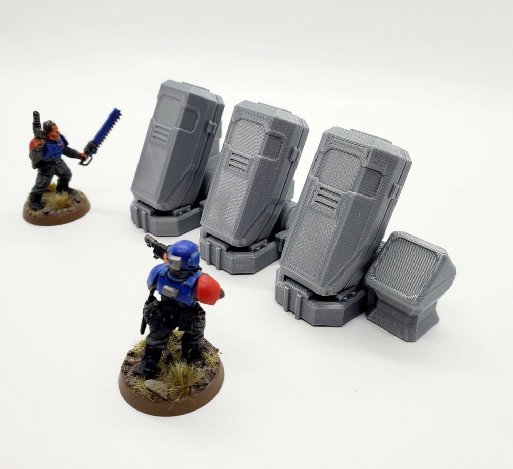 3d Printed Terrain. Sci-fi Stasis Pods
