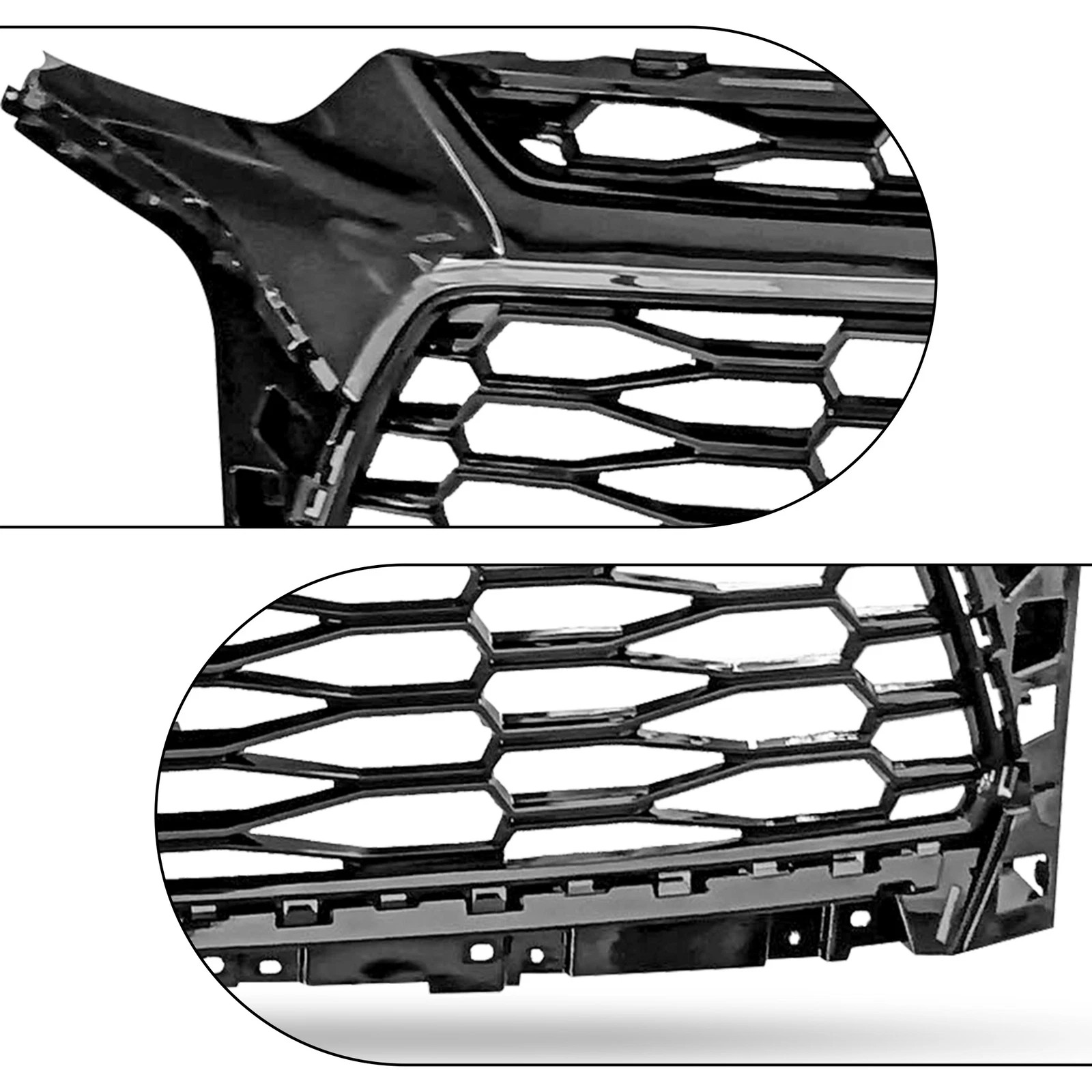 Front Bumper Cover Grille Assembly Fit For 2019 2020 2021 2022 Chevy Blazer RS