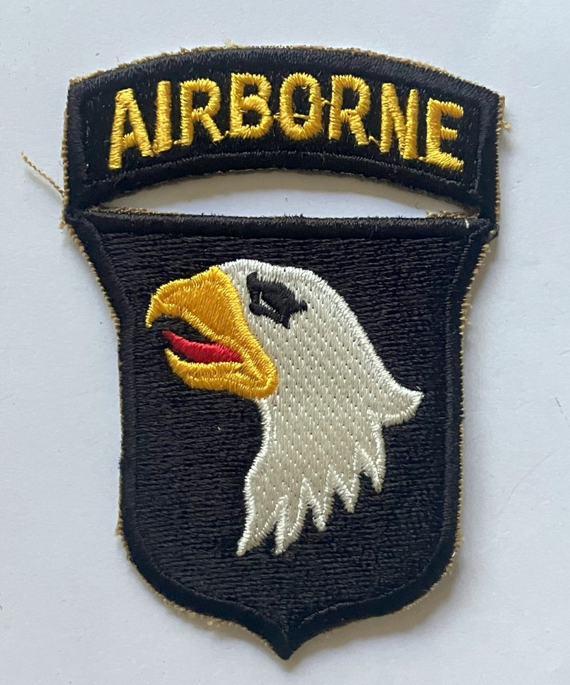 US Screaming Eagles 101st Airborne Division theatre made patch & tab