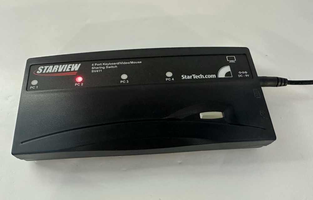 STARTECH Starview 4-Port Keyboard/Video/Mouse Sharing Switch SV411 CBEDE8CEA73