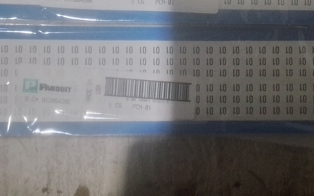 PANDUIT PAN-CODE PCM-01 "15 PACK" (J10B)