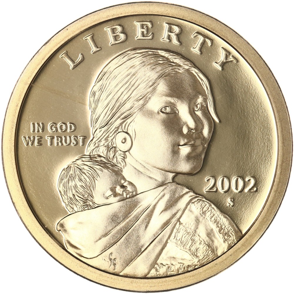 2002 S Native American Sacagawea Dollar Gem DCam Proof