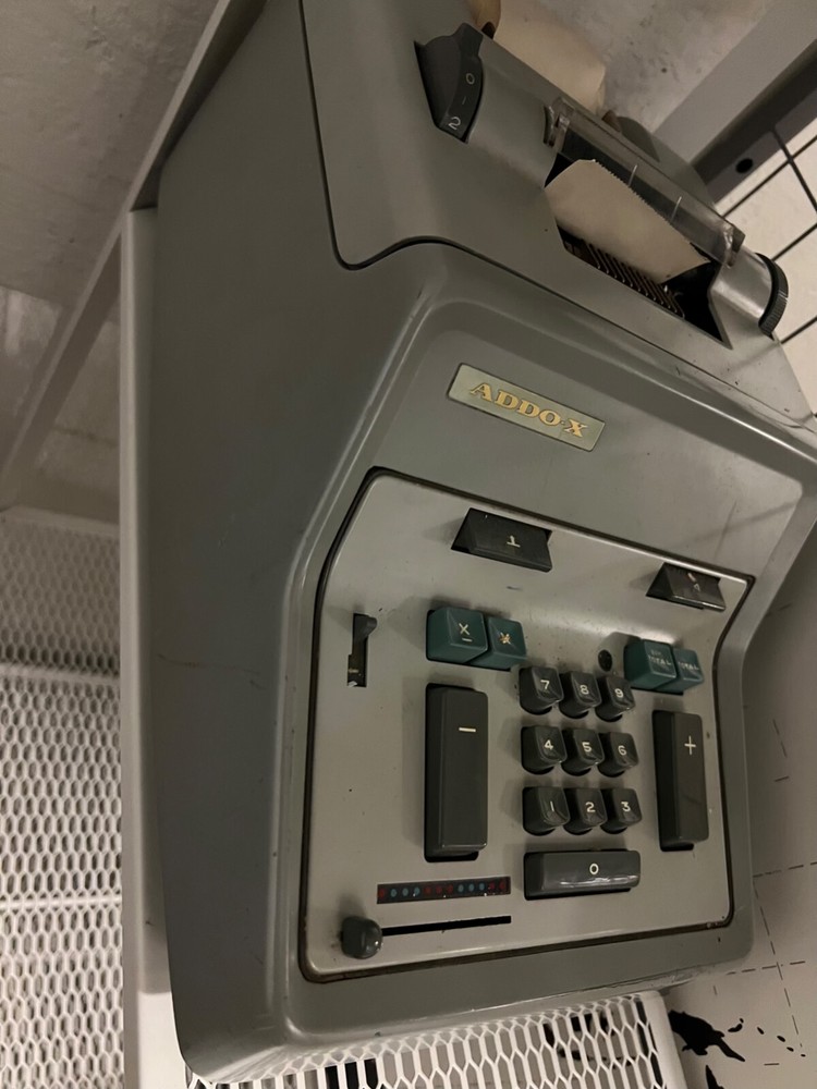Vintage Addo-X Model 2353 Adding Machine