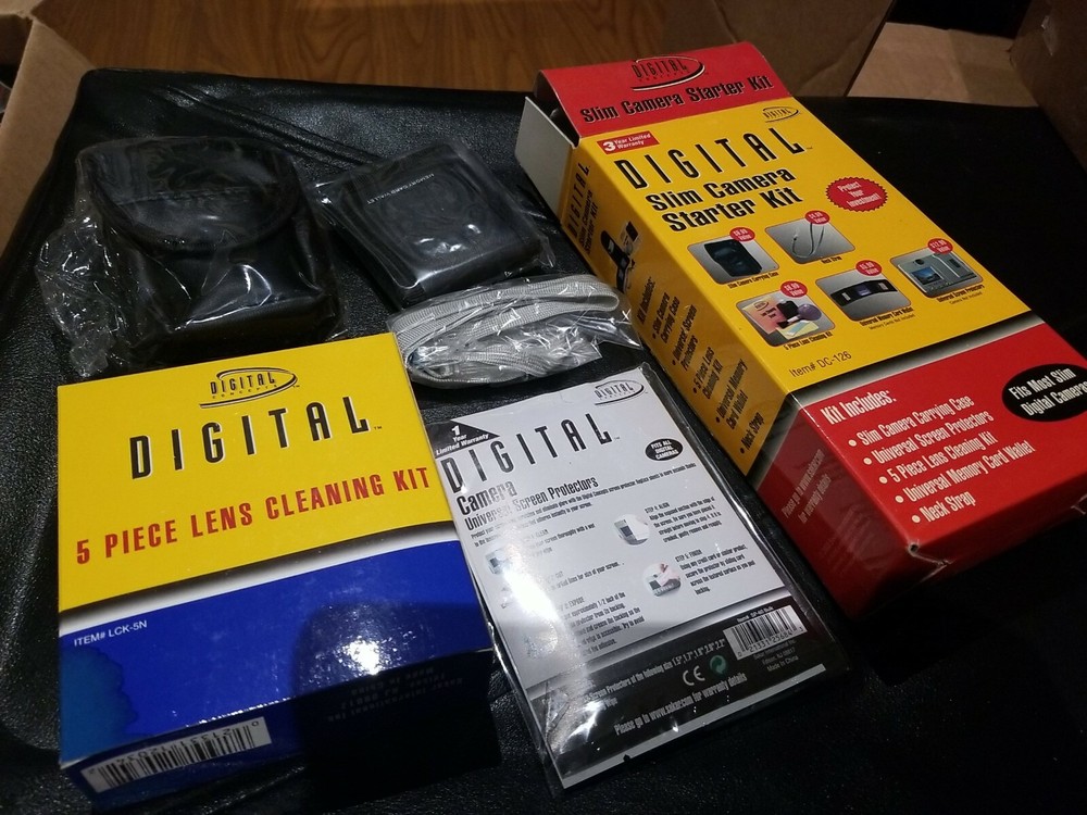 Digital Slim Camera Starter Kit DC-126 New - Sealed