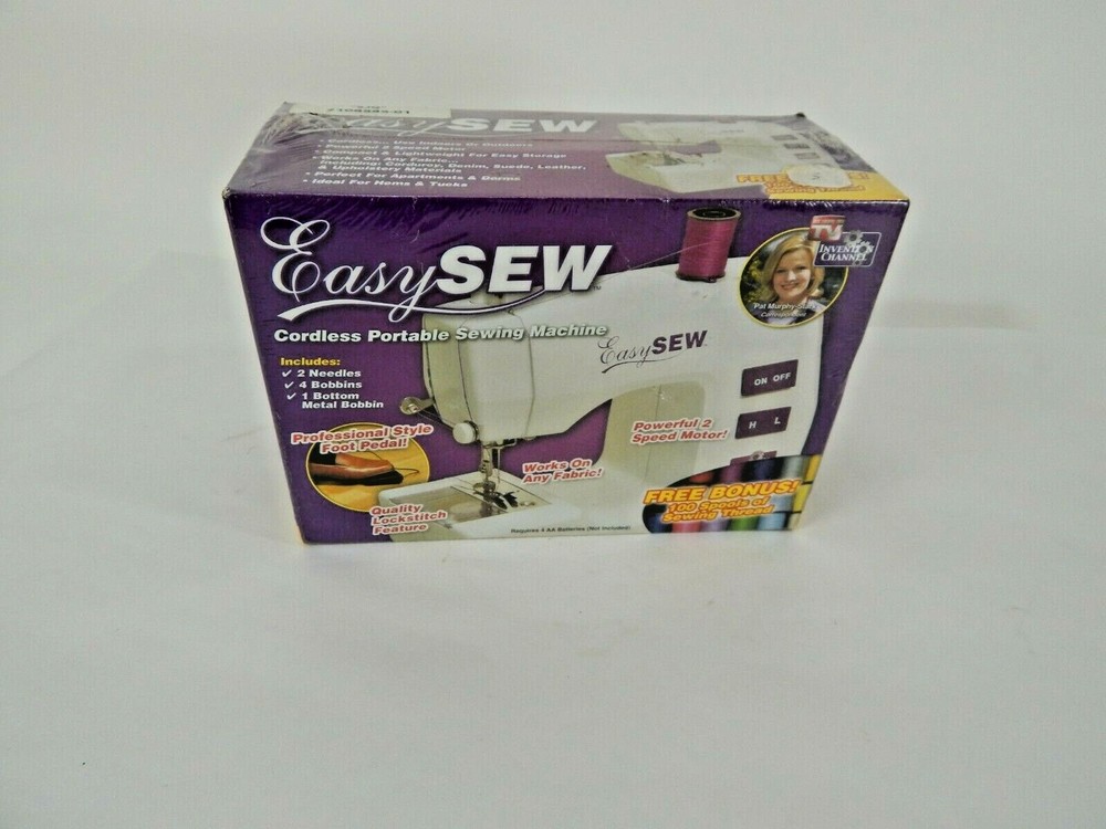 Easy Sew Cordless Portable Sewing Machine New in Box