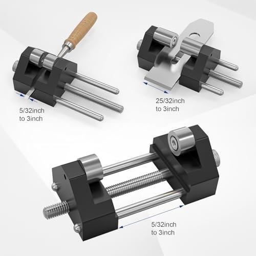 Chisel Sharpening Jig Kit - Adjustable Honing Guide for Woodworking Chisels & Pl