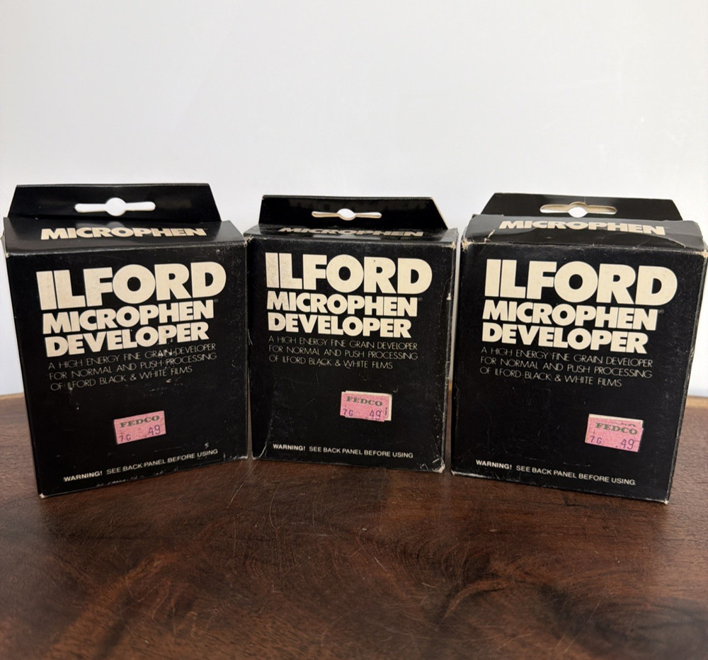 3 -  ILFORD Microphen High Speed Developer Normal & Push Processing B & W Film