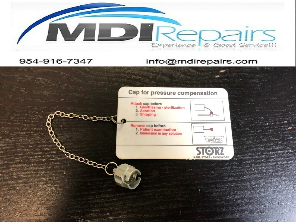 Storz Cap for pressure compensation.