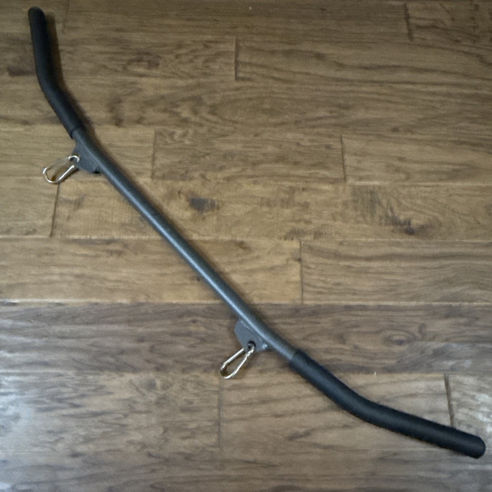 Bowflex Lat Pull Down Bar OEM D-Ring Ultimate 2 Xtreme w/ Clips FREE SHIPPING