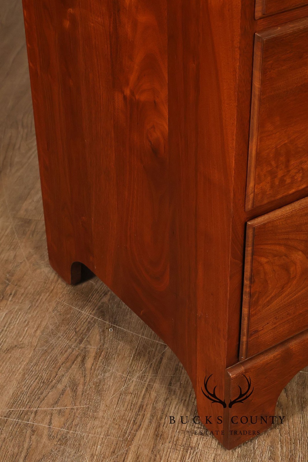 E.A. Clore Custom Walnut High Chest