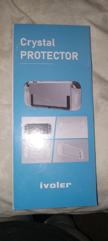 ivoler Crystal Protector Clear Shell for Nintendo Switch Console Anti-Scratch