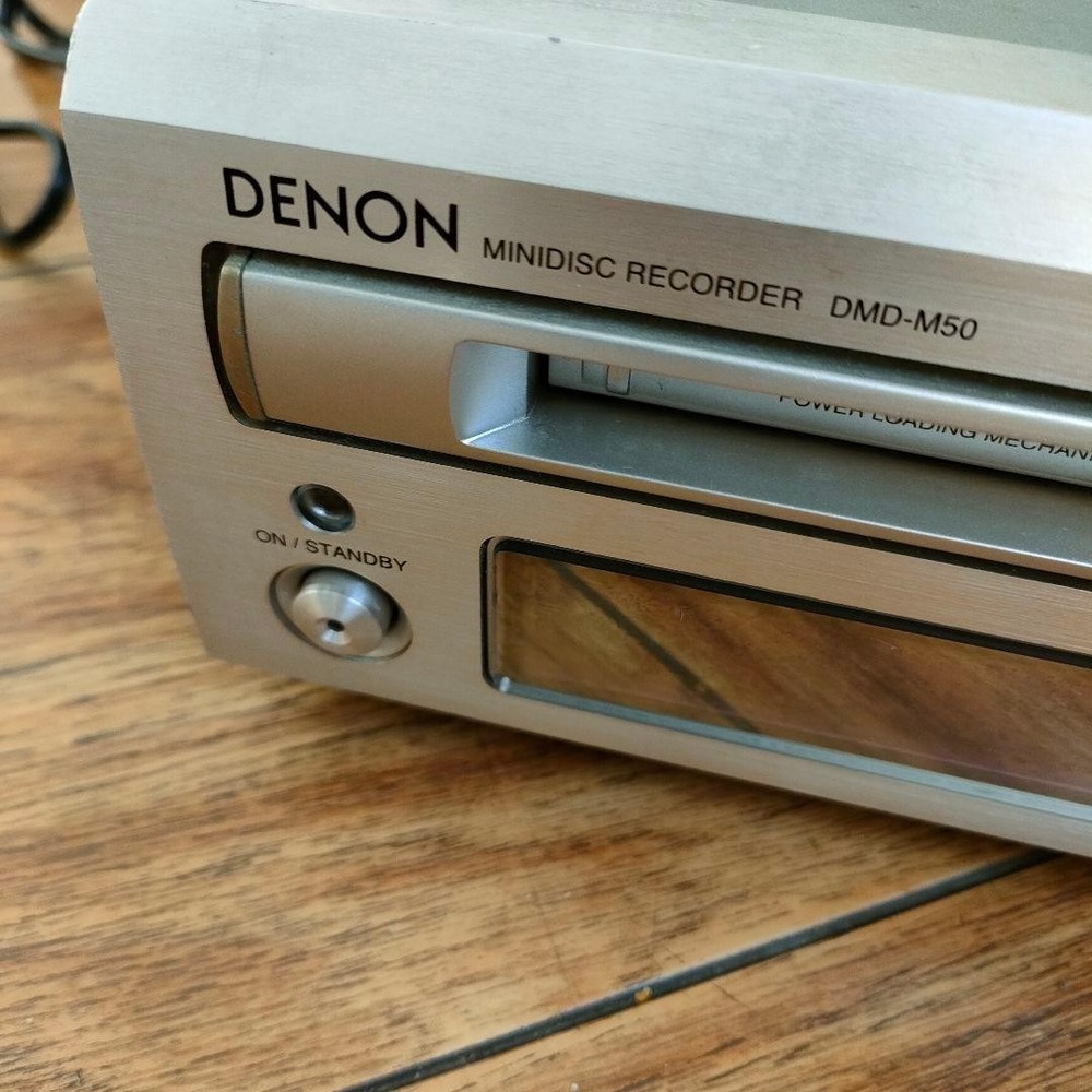 DENON MD Deck DMD-M50 Denon Powered On Verified MD Playback tested unit only