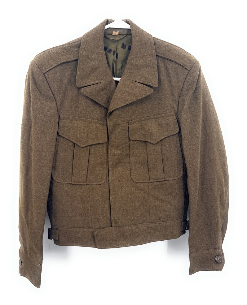 Wwii Army Coat Jacket Brown Uniform